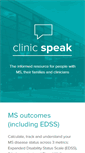 Mobile Screenshot of clinicspeak.com